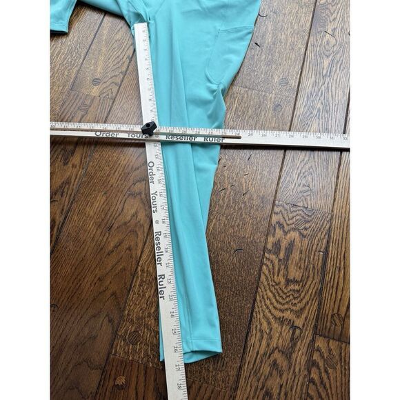 Nike One Dri-Fit Gentle Support High-Waisted 7/8 Leggings Size L Aqua FN3241-300 - Picture 8 of 8